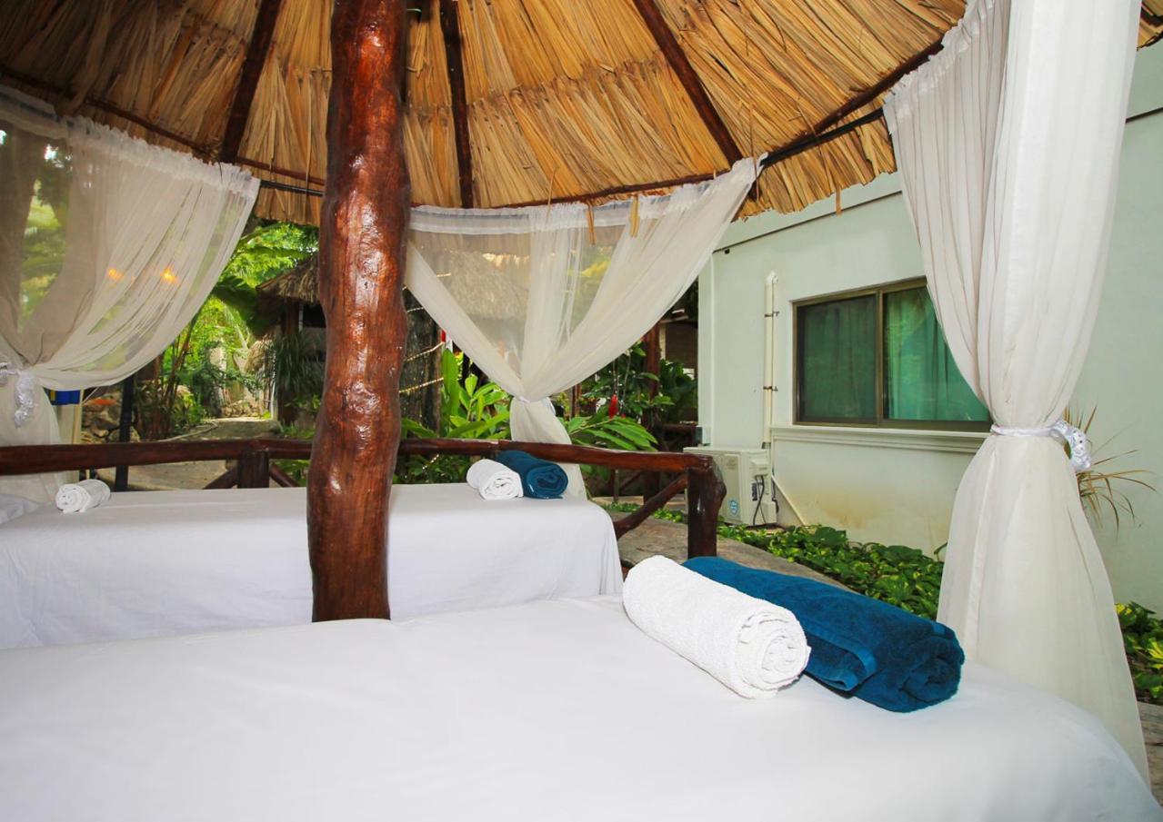 Hotel Pancho Villas Bacalar - Kayyaks Gratis Eksteriør bilde
